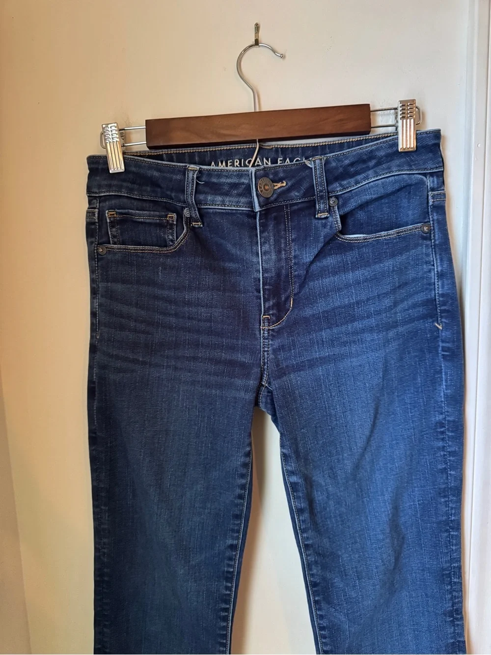 American‎ Eagle Outfitters Dark Blue Skinny Jeans Size 6